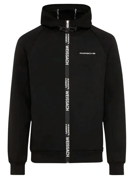 Porsche Weissach Black Zipped Hoodie