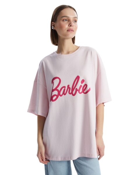 Barbie Printed Pink T-shirt