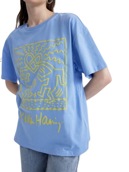 Keith Haring Oversize Fit Crew Neck T-shirt Women