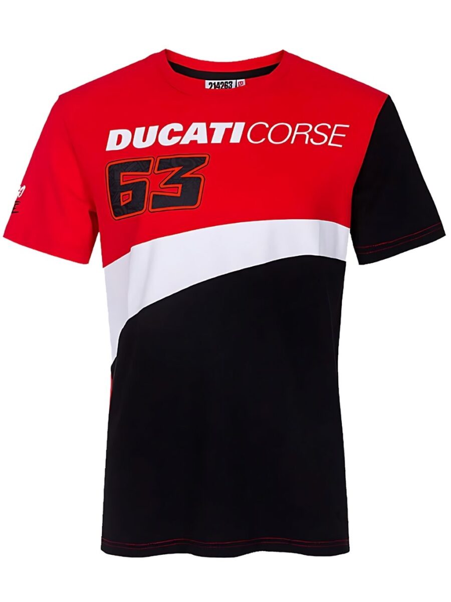 VR46 Ducati Corse Bagnaina Red T-shirt For Man