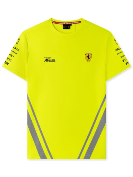 Ferrari Hypercar 2024 Team Safety Yellow Men Tshirt