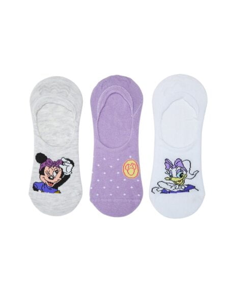 Minnie Mouse Printed Ballerina Socks 3 Pack